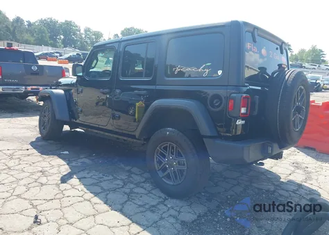 2024 Jeep Wrangler 4-Door Sport S 4X4 z USA, uszkodzony, nr VIN 1C4PJXDNXRW125947